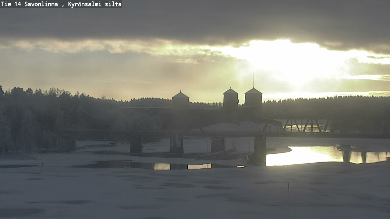 Weather Camera Image Road 14 Savonlinna, Kyrönsalmi, Savonlinna, Etelä-Savo