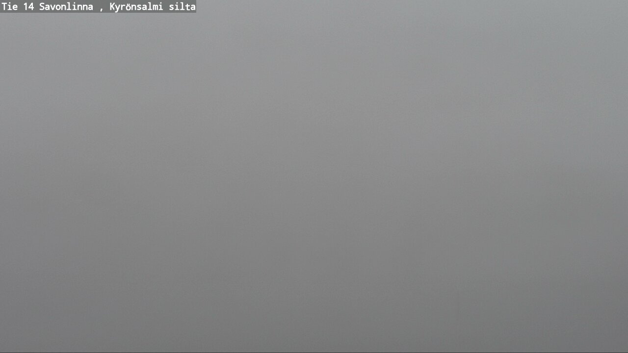 Weather Camera Image Väg 14 Nyslott, Kyrönsalmi, Savonlinna, Etelä-Savo
