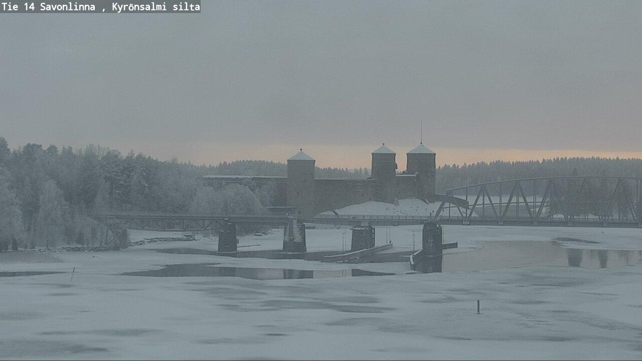 Weather Camera Image Road 14 Savonlinna, Kyrönsalmi, Savonlinna, Etelä-Savo