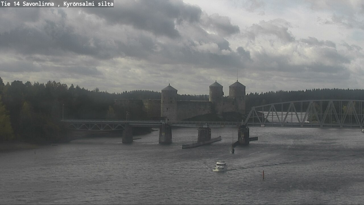 Weather Camera Image Road 14 Savonlinna, Kyrönsalmi, Savonlinna, Etelä-Savo