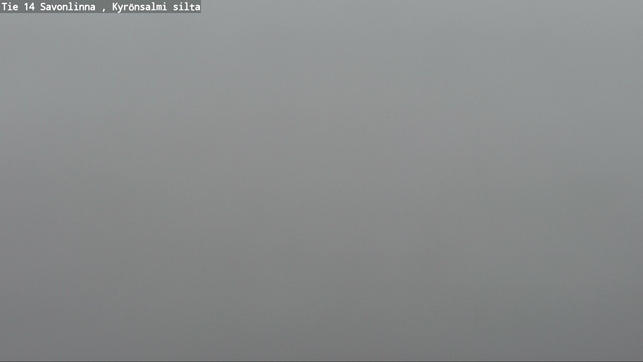 Weather Camera Image Väg 14 Nyslott, Kyrönsalmi, Savonlinna, Etelä-Savo