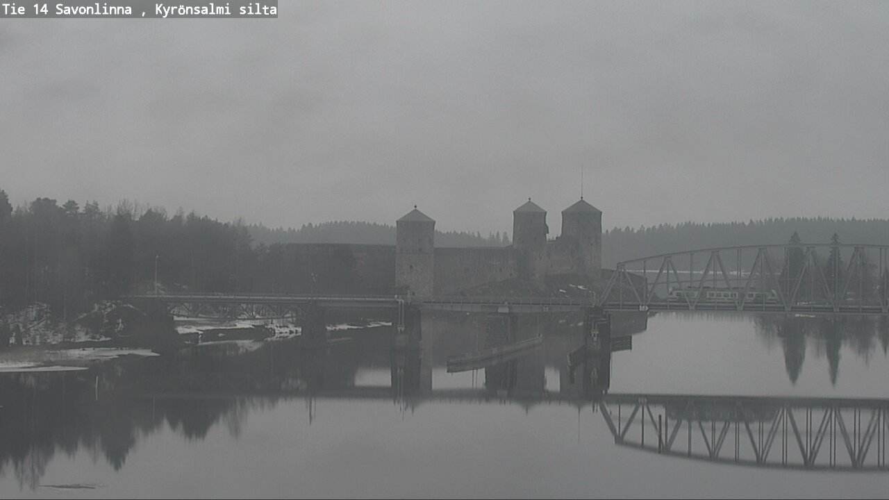 Weather Camera Image Road 14 Savonlinna, Kyrönsalmi, Savonlinna, Etelä-Savo