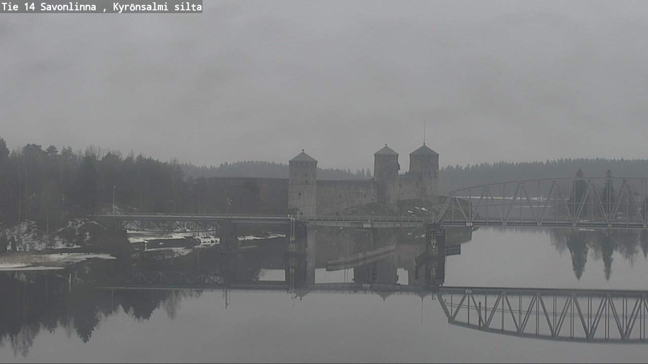 Weather Camera Image Road 14 Savonlinna, Kyrönsalmi, Savonlinna, Etelä-Savo
