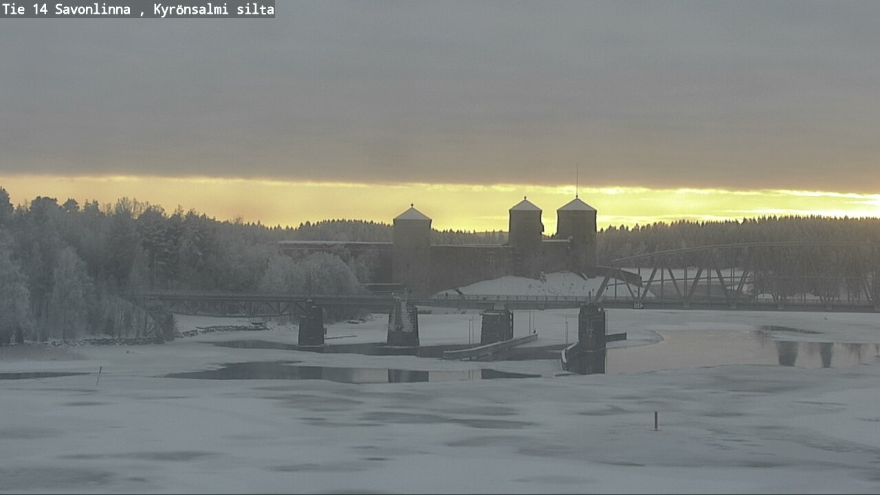 Weather Camera Image Road 14 Savonlinna, Kyrönsalmi, Savonlinna, Etelä-Savo