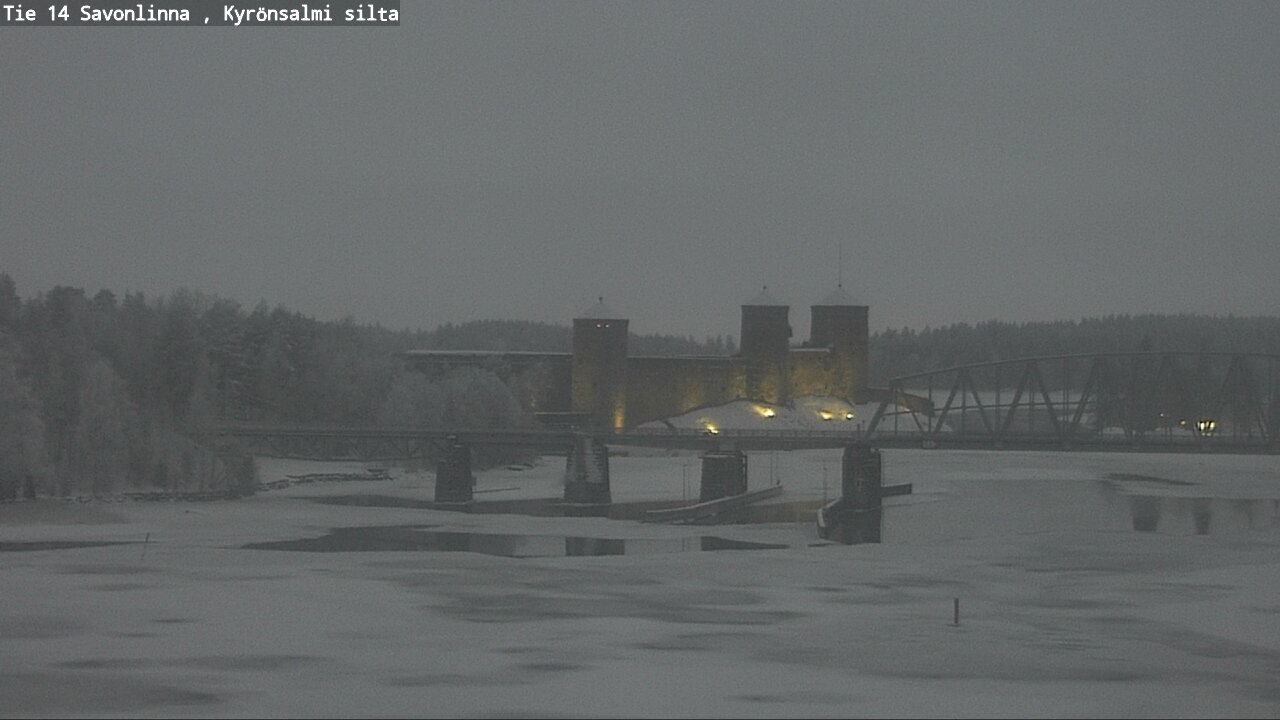 Weather Camera Image Väg 14 Nyslott, Kyrönsalmi, Savonlinna, Etelä-Savo