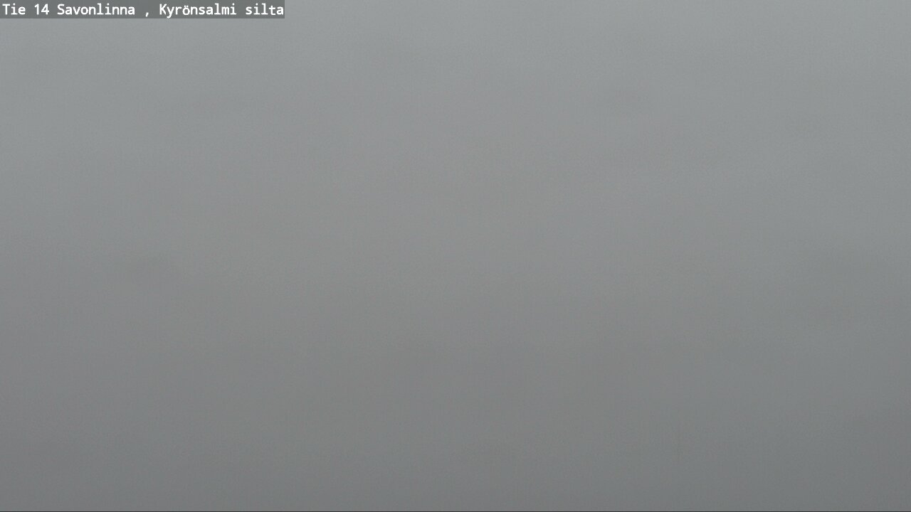 Weather Camera Image Väg 14 Nyslott, Kyrönsalmi, Savonlinna, Etelä-Savo
