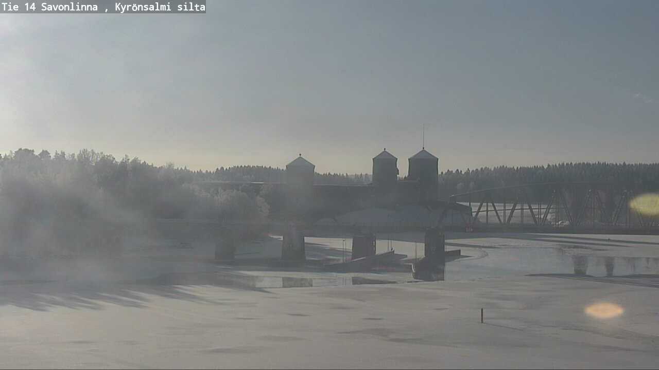 Weather Camera Image Road 14 Savonlinna, Kyrönsalmi, Savonlinna, Etelä-Savo