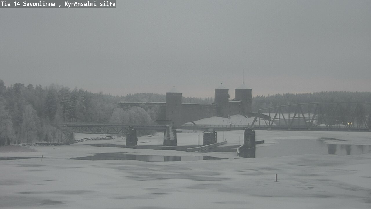 Weather Camera Image Road 14 Savonlinna, Kyrönsalmi, Savonlinna, Etelä-Savo