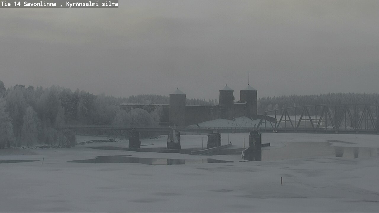 Weather Camera Image Road 14 Savonlinna, Kyrönsalmi, Savonlinna, Etelä-Savo