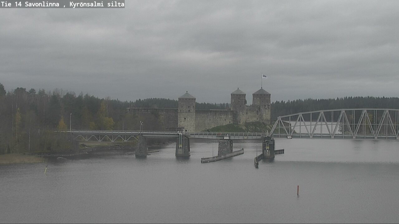 Weather Camera Image Väg 14 Nyslott, Kyrönsalmi, Savonlinna, Etelä-Savo