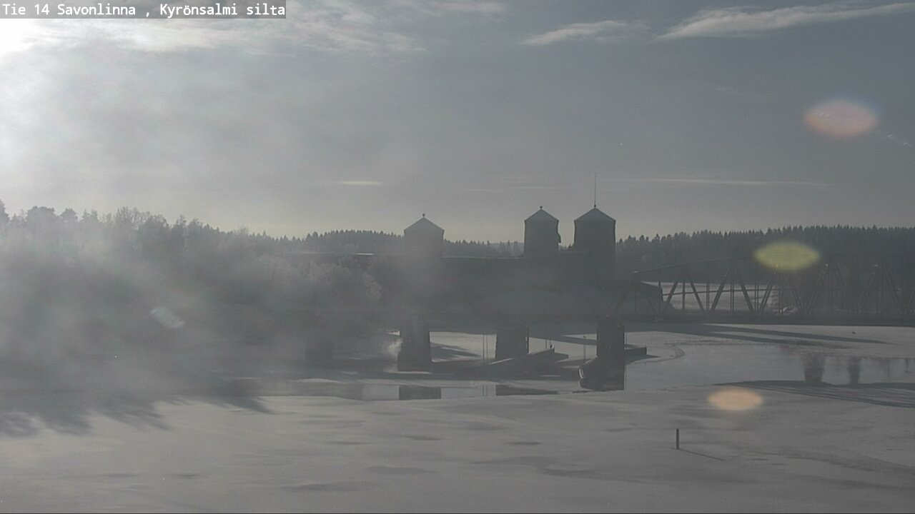 Weather Camera Image Road 14 Savonlinna, Kyrönsalmi, Savonlinna, Etelä-Savo