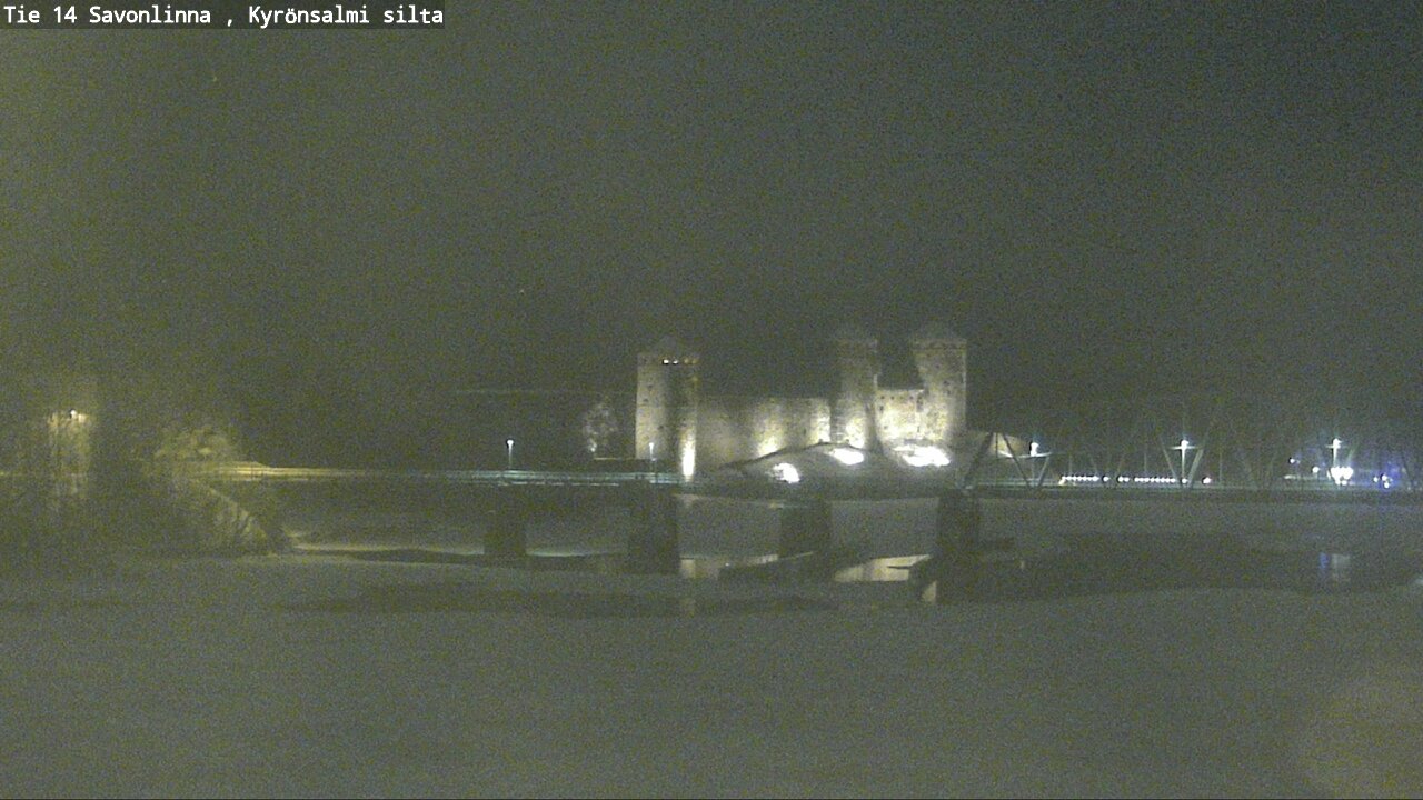 Weather Camera Image Väg 14 Nyslott, Kyrönsalmi, Savonlinna, Etelä-Savo