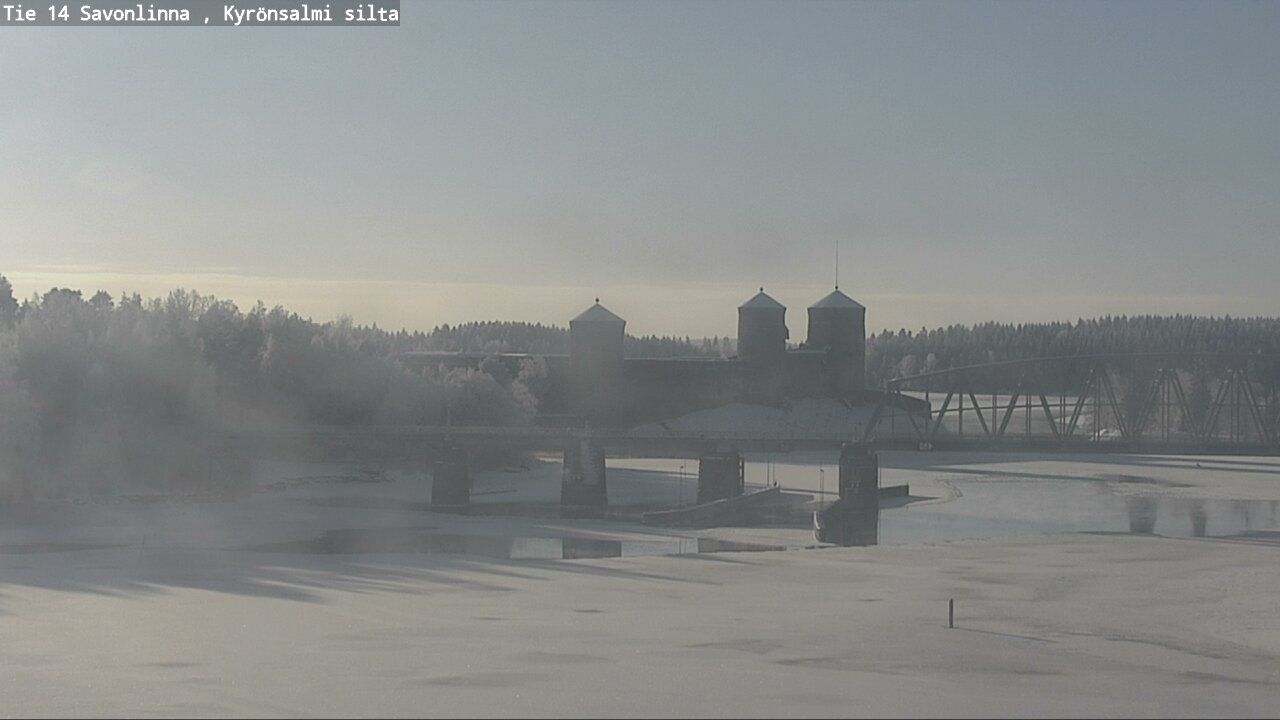 Weather Camera Image Road 14 Savonlinna, Kyrönsalmi, Savonlinna, Etelä-Savo