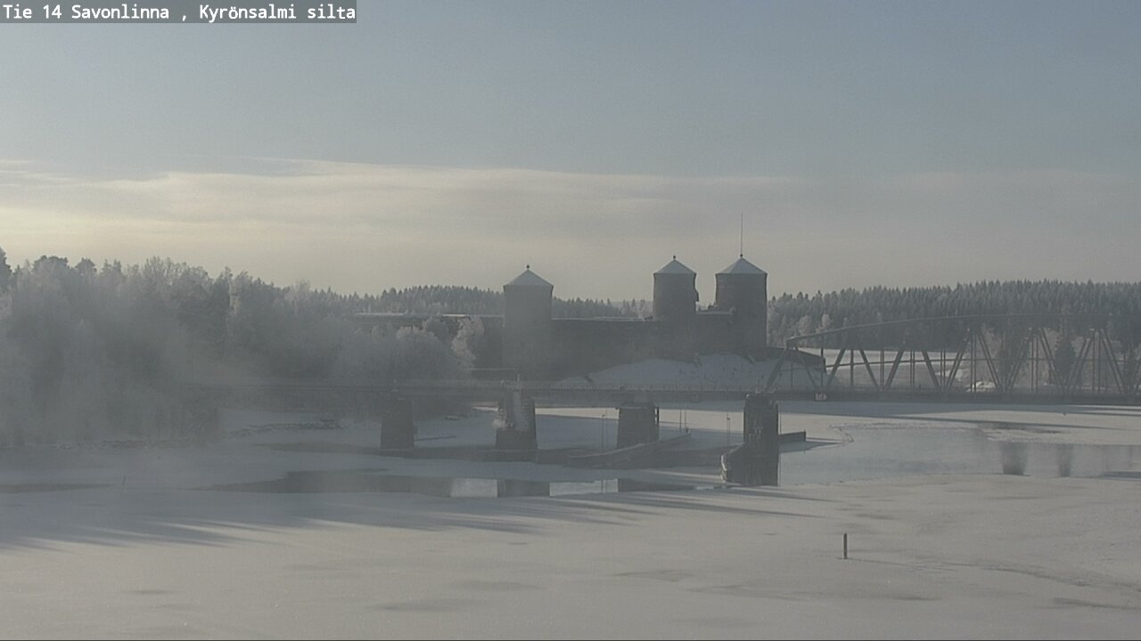Weather Camera Image Road 14 Savonlinna, Kyrönsalmi, Savonlinna, Etelä-Savo