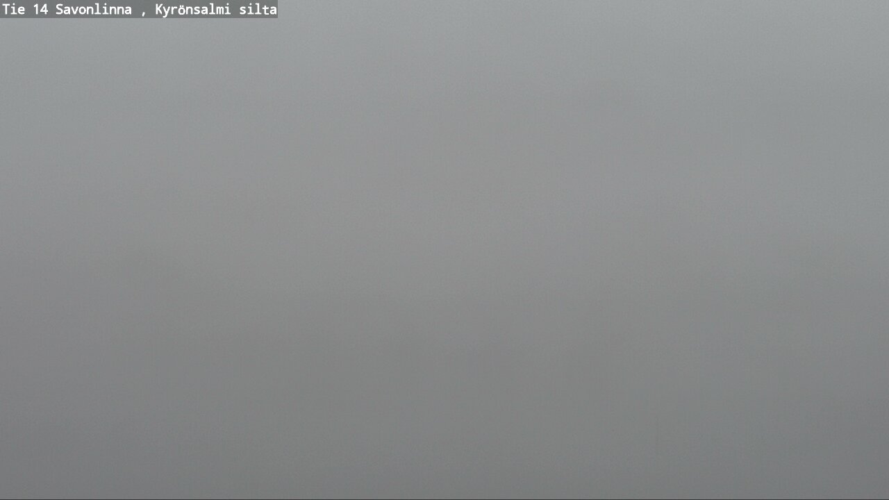 Weather Camera Image Väg 14 Nyslott, Kyrönsalmi, Savonlinna, Etelä-Savo