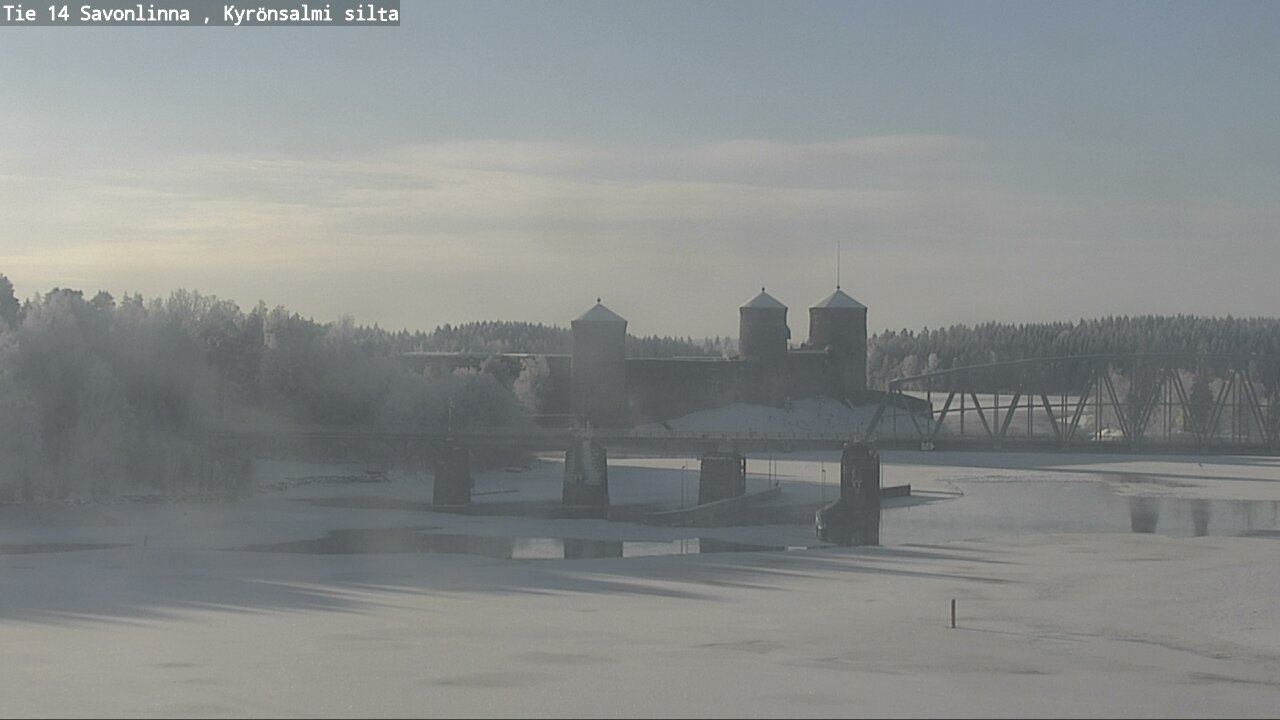 Weather Camera Image Road 14 Savonlinna, Kyrönsalmi, Savonlinna, Etelä-Savo