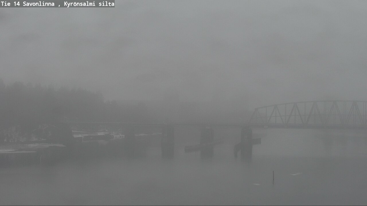 Weather Camera Image Väg 14 Nyslott, Kyrönsalmi, Savonlinna, Etelä-Savo