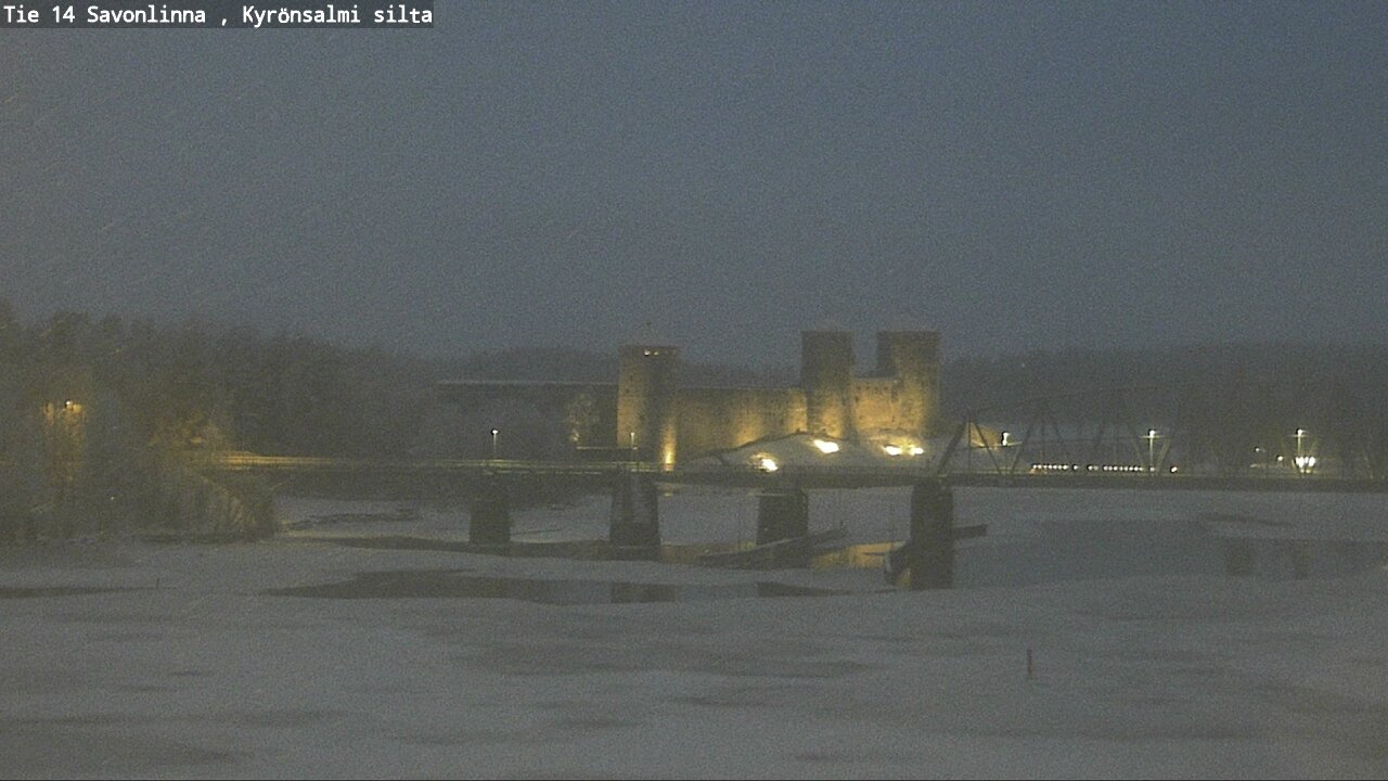 Weather Camera Image Väg 14 Nyslott, Kyrönsalmi, Savonlinna, Etelä-Savo