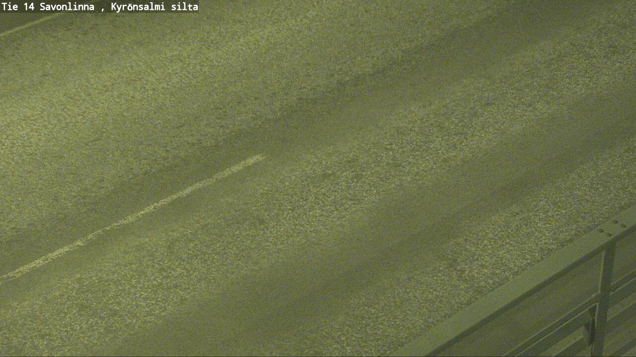 Weather Camera Image Road 14 Savonlinna, Kyrönsalmi, Savonlinna, Etelä-Savo