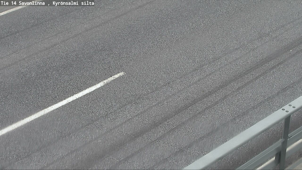 Weather Camera Image Road 14 Savonlinna, Kyrönsalmi, Savonlinna, Etelä-Savo