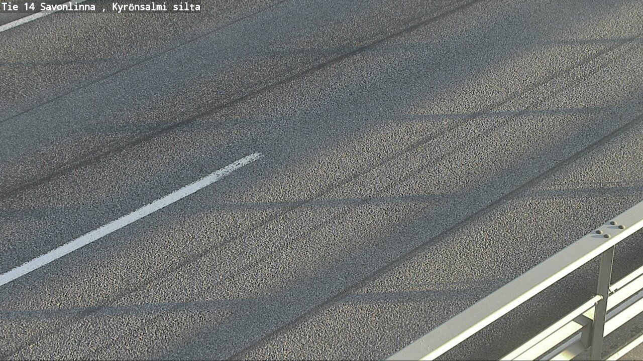 Weather Camera Image Road 14 Savonlinna, Kyrönsalmi, Savonlinna, Etelä-Savo