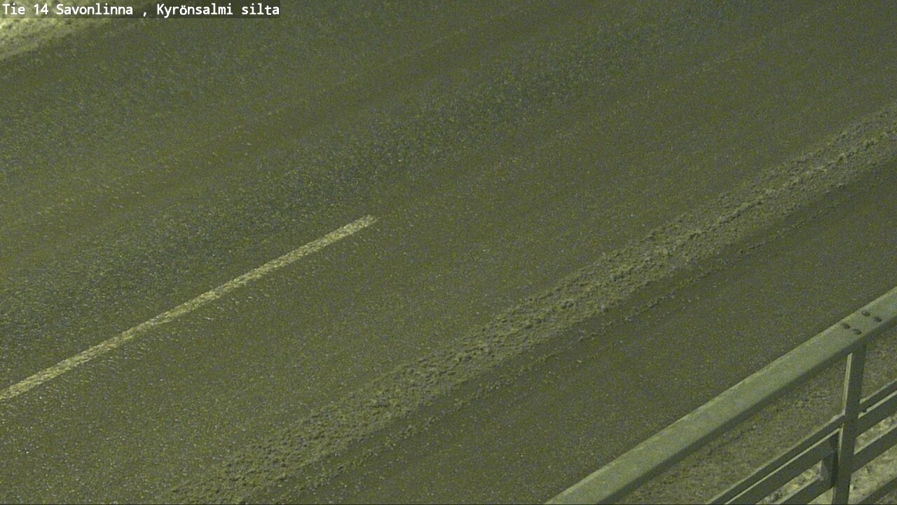 Weather Camera Image Väg 14 Nyslott, Kyrönsalmi, Savonlinna, Etelä-Savo