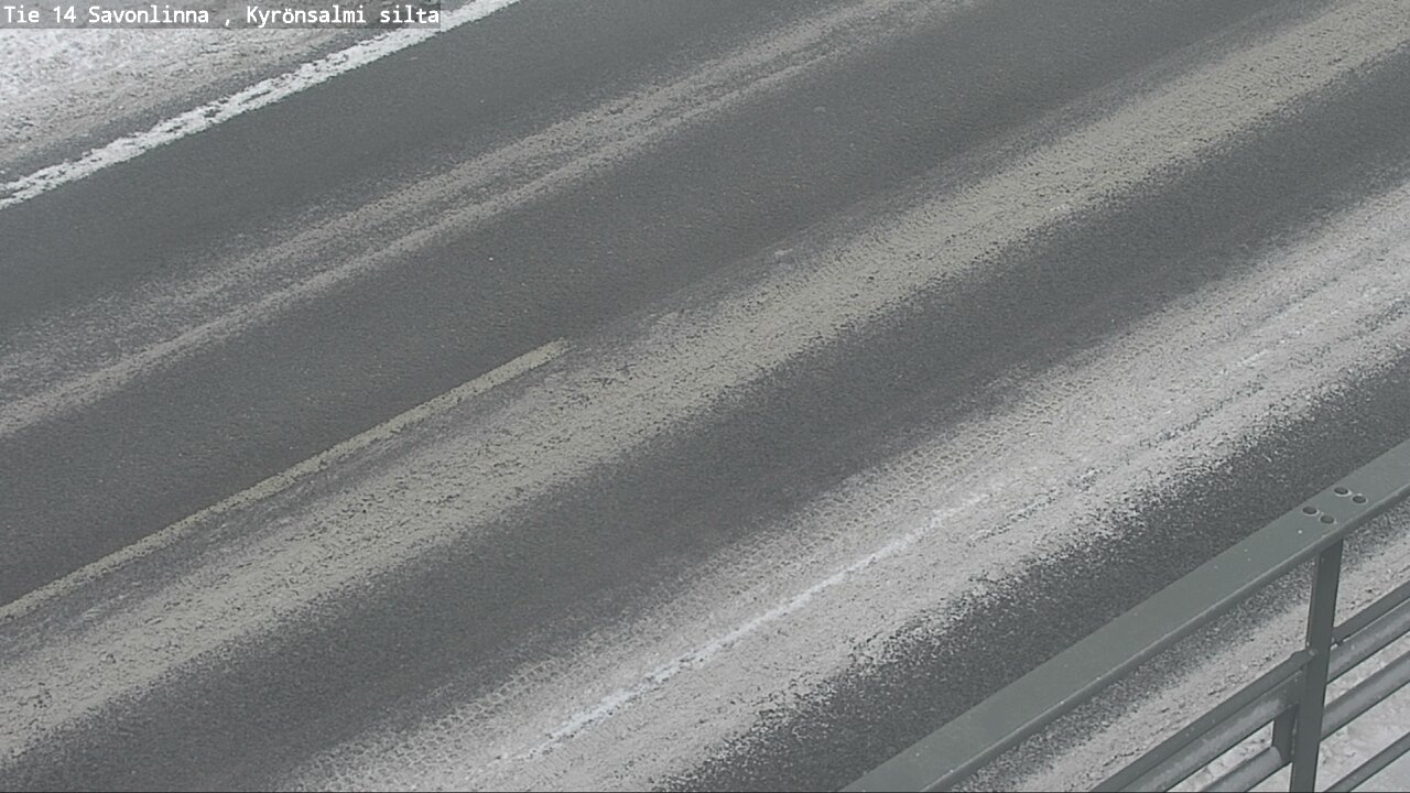 Weather Camera Image Väg 14 Nyslott, Kyrönsalmi, Savonlinna, Etelä-Savo