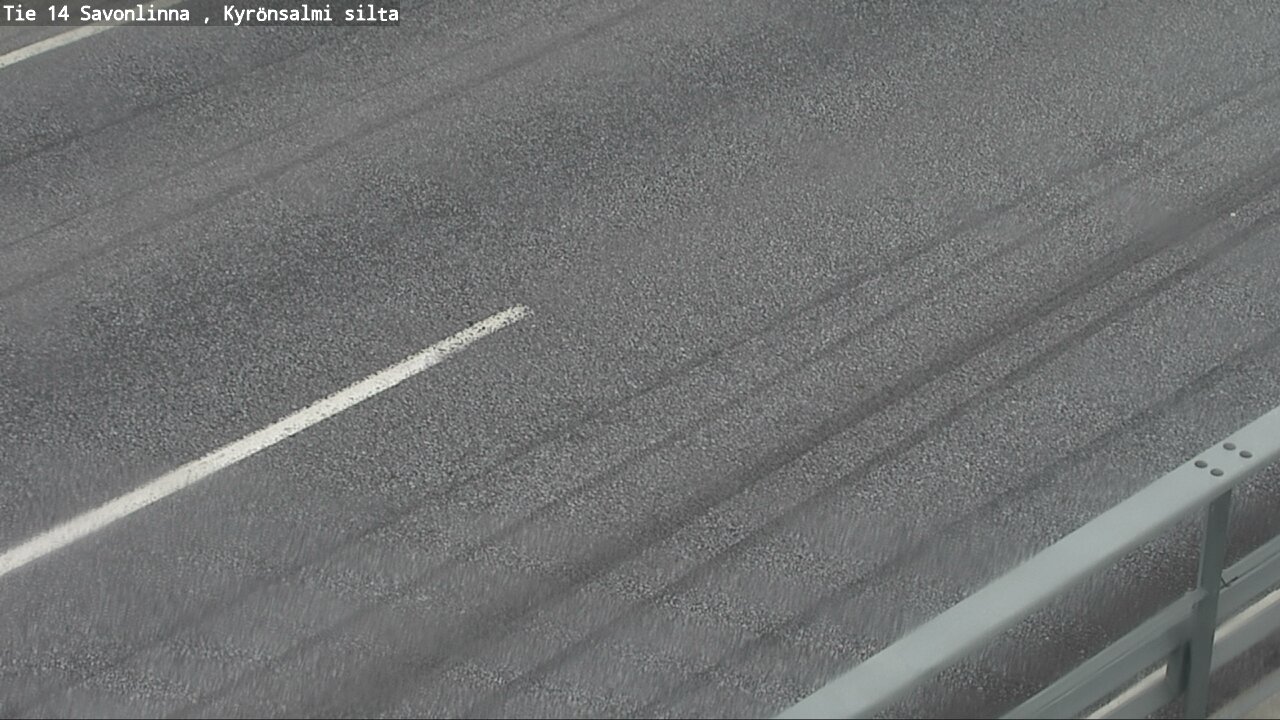 Weather Camera Image Road 14 Savonlinna, Kyrönsalmi, Savonlinna, Etelä-Savo