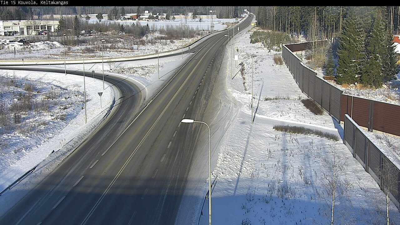 Weather Camera Image Väg 15 Kouvola, Keltakangas, Kouvola, Kymenlaakso