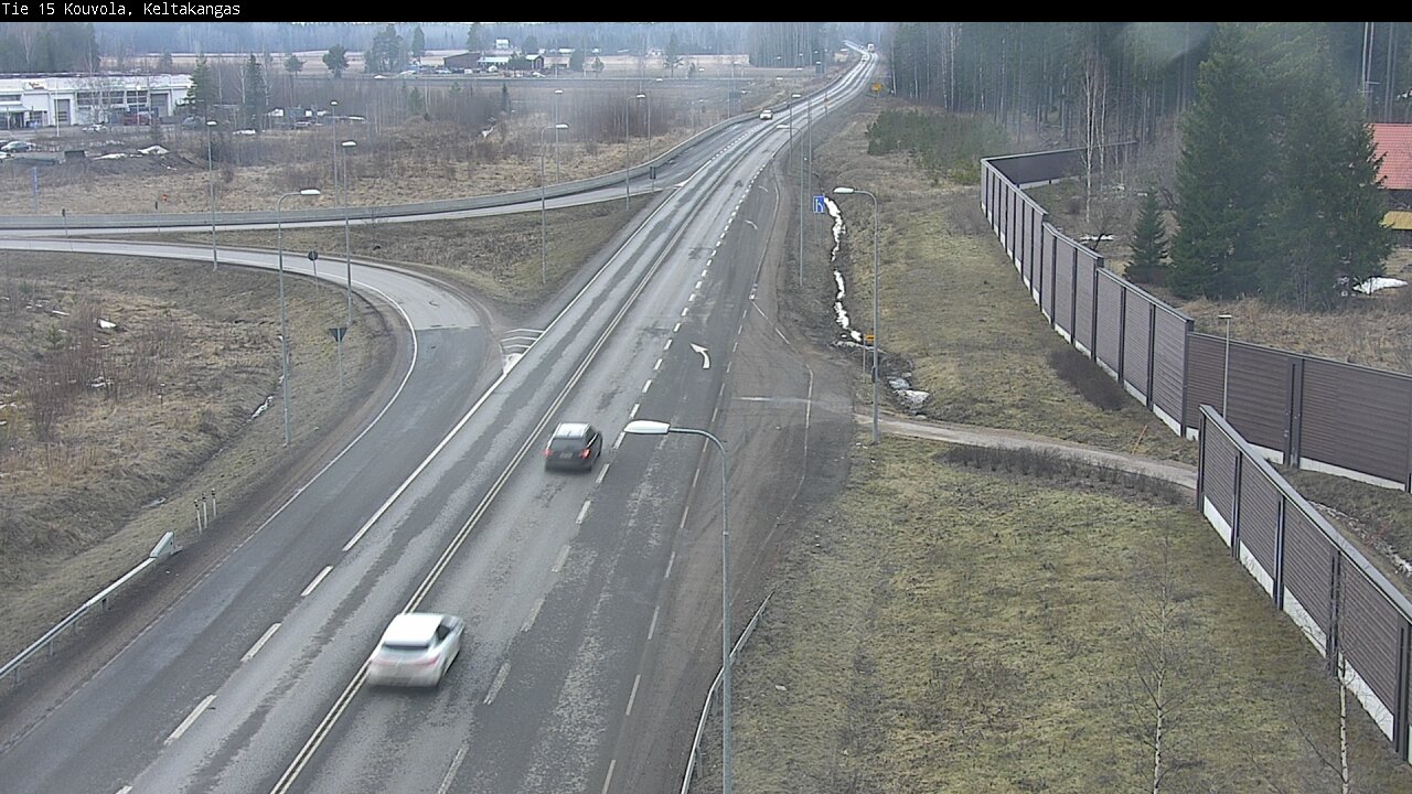 Weather Camera Image Väg 15 Kouvola, Keltakangas, Kouvola, Kymenlaakso