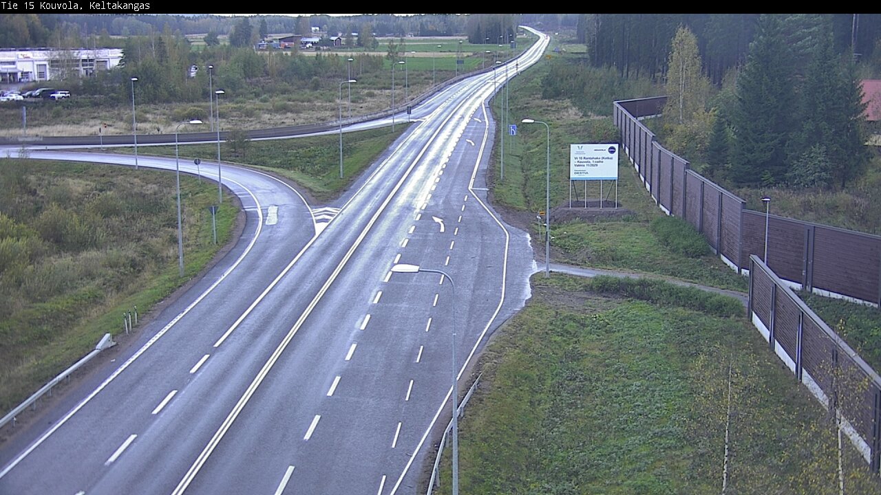 Weather Camera Image Road 15 Kouvola, Keltakangas, Kouvola, Kymenlaakso