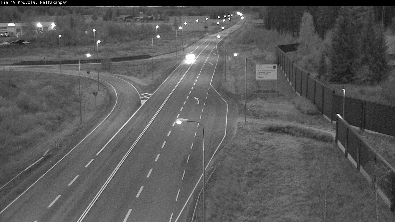 Weather Camera Image Road 15 Kouvola, Keltakangas, Kouvola, Kymenlaakso
