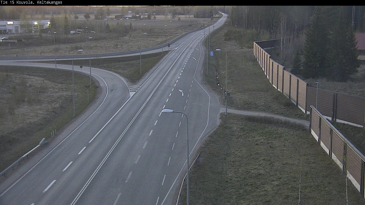 Weather Camera Image Väg 15 Kouvola, Keltakangas, Kouvola, Kymenlaakso