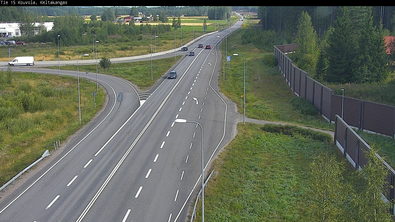 Weather Camera Image Road 15 Kouvola, Keltakangas, Kouvola, Kymenlaakso