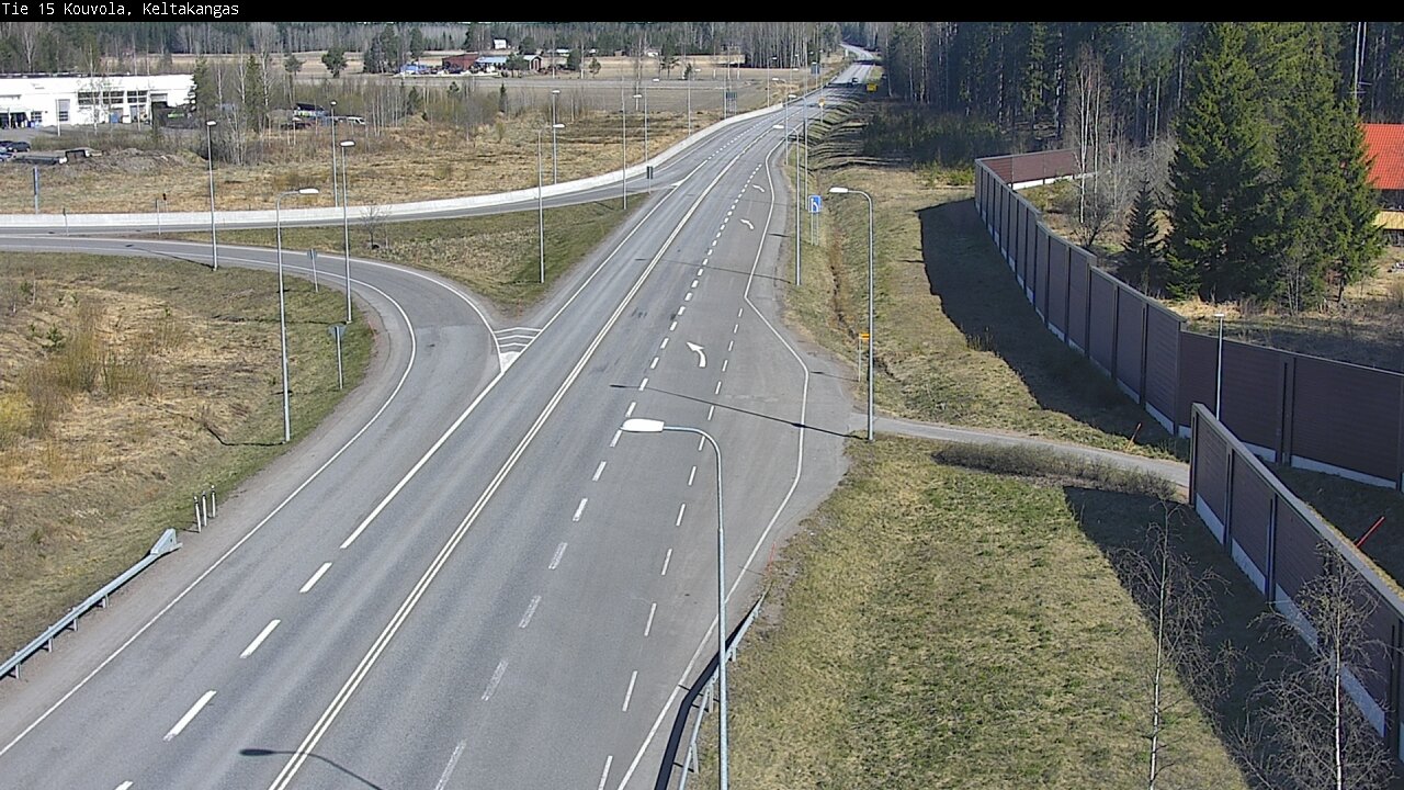 Weather Camera Image Väg 15 Kouvola, Keltakangas, Kouvola, Kymenlaakso