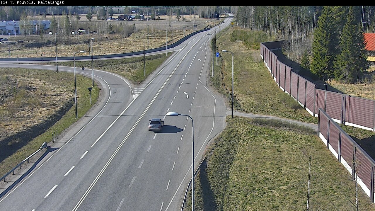 Weather Camera Image Väg 15 Kouvola, Keltakangas, Kouvola, Kymenlaakso