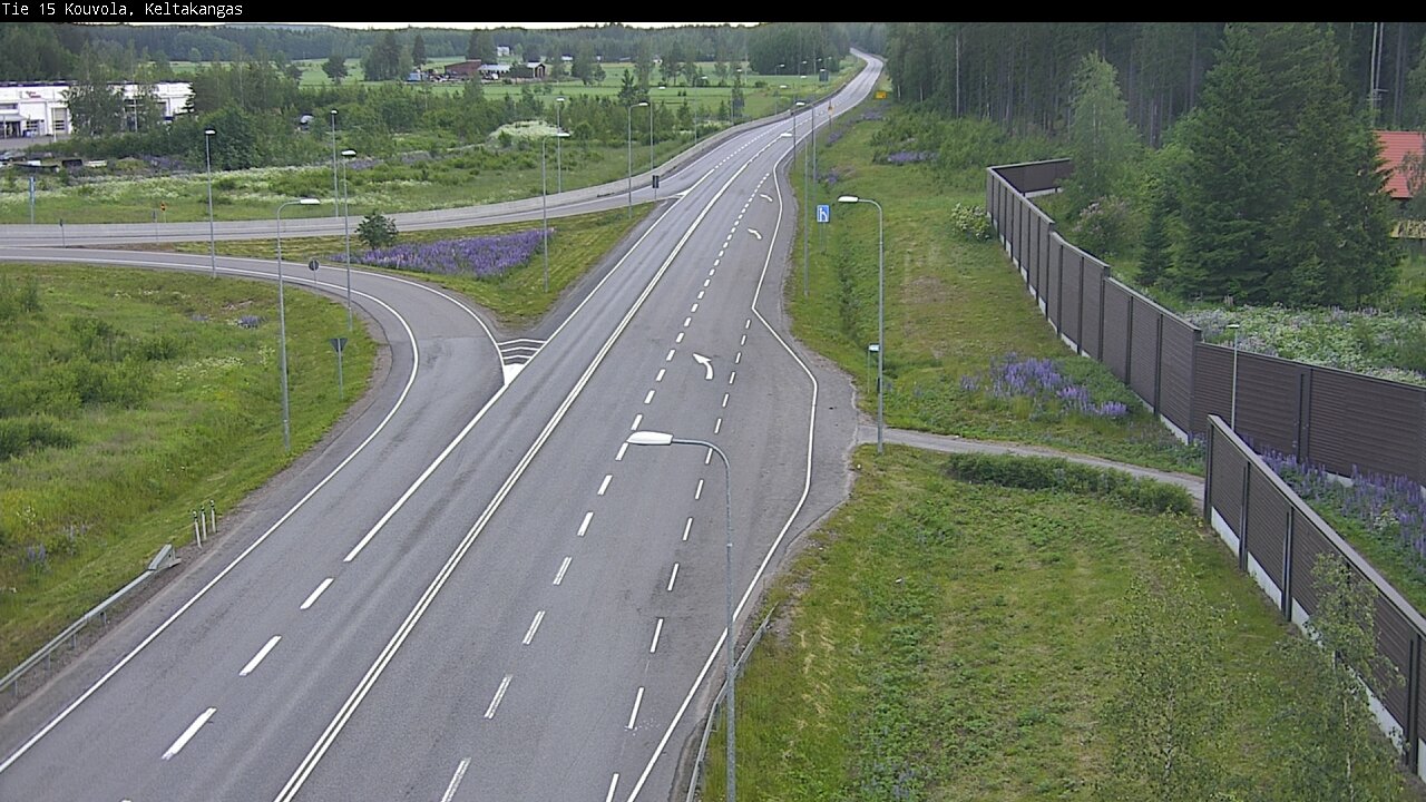 Weather Camera Image Road 15 Kouvola, Keltakangas, Kouvola, Kymenlaakso