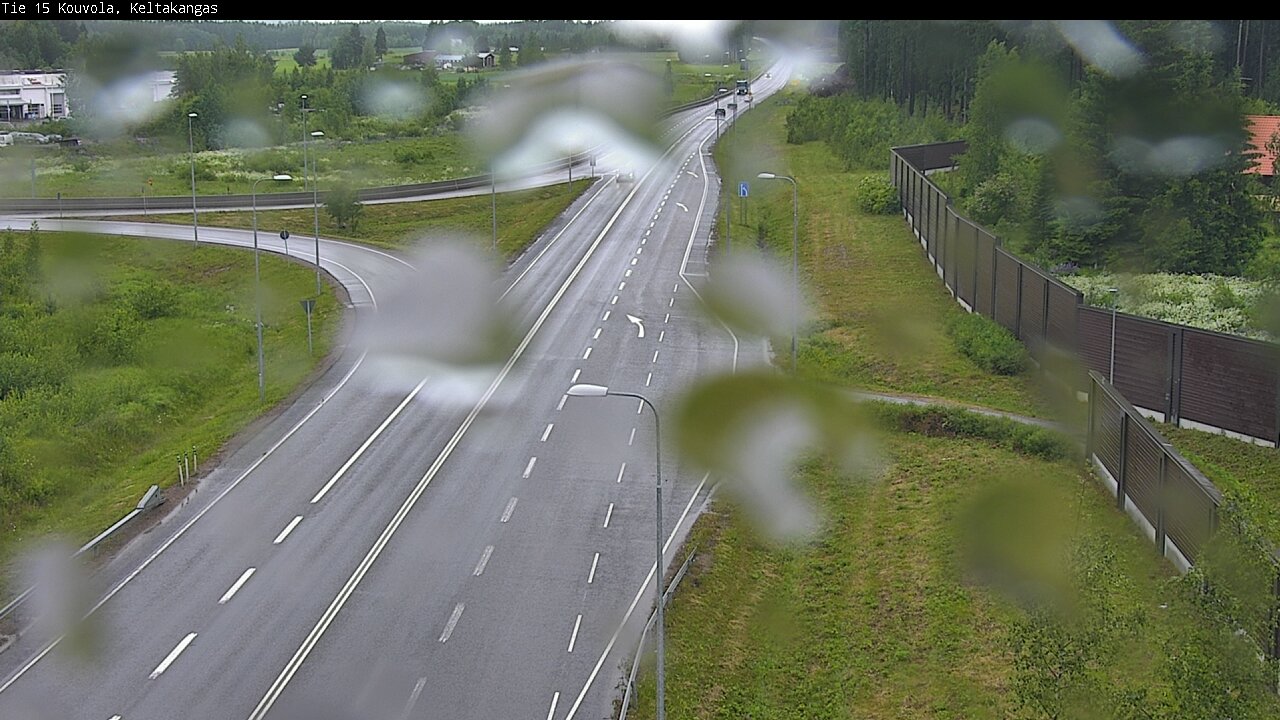 Weather Camera Image Väg 15 Kouvola, Keltakangas, Kouvola, Kymenlaakso