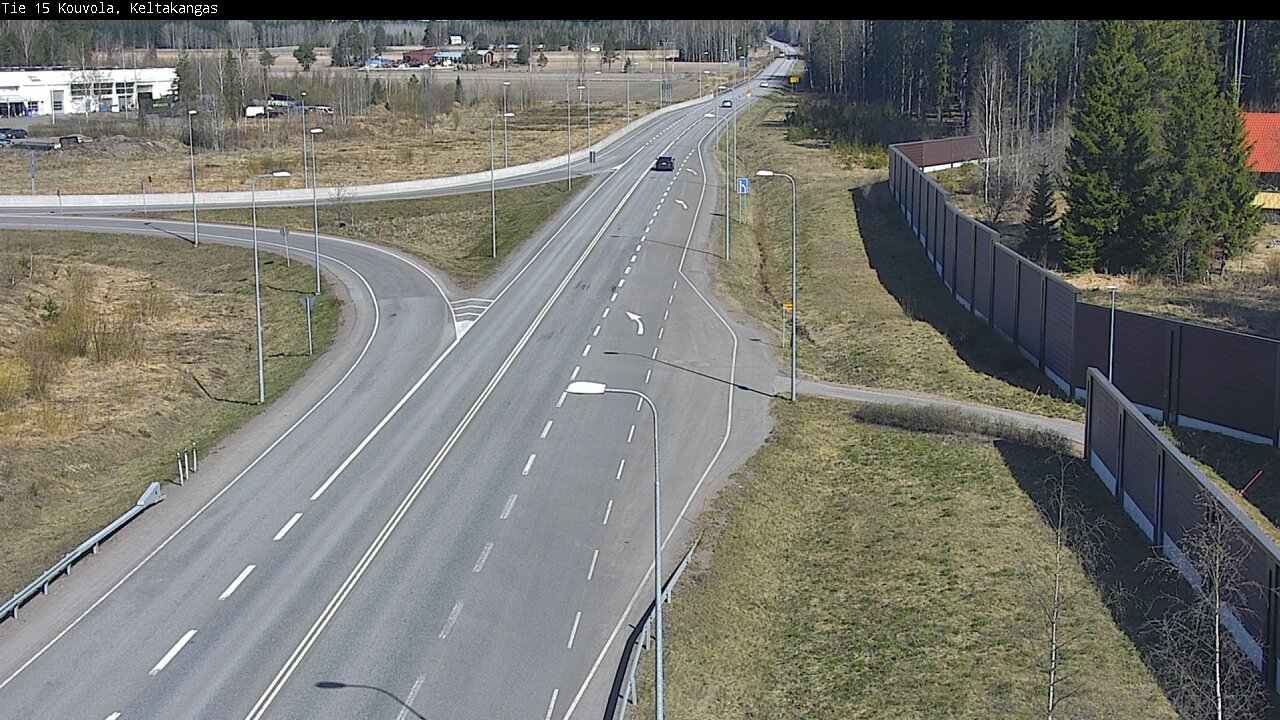 Weather Camera Image Väg 15 Kouvola, Keltakangas, Kouvola, Kymenlaakso