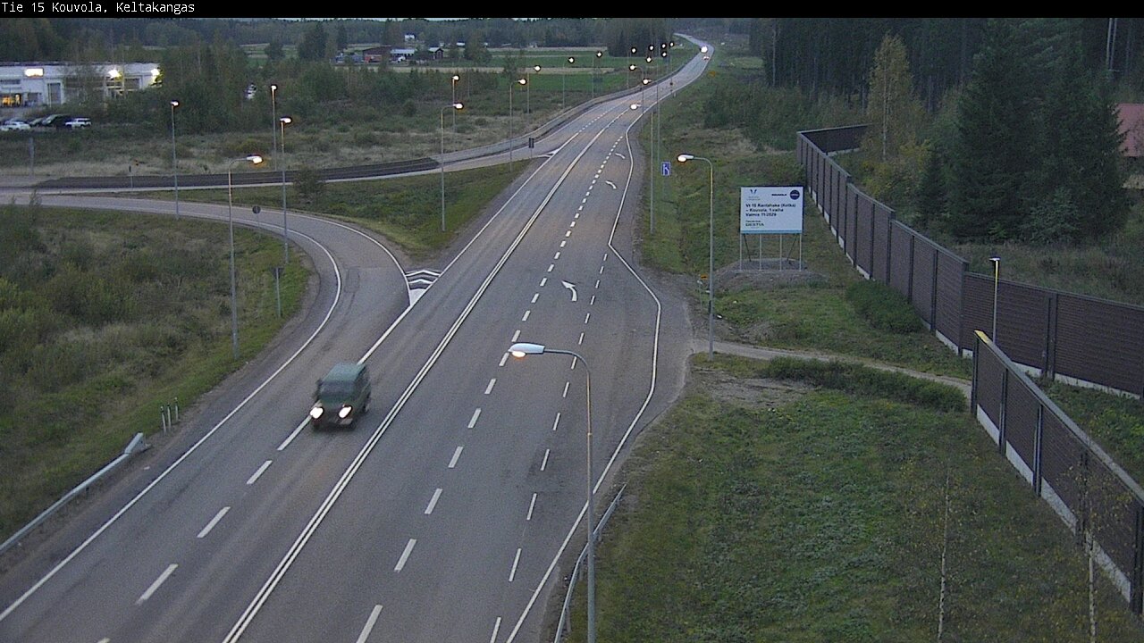 Weather Camera Image Road 15 Kouvola, Keltakangas, Kouvola, Kymenlaakso