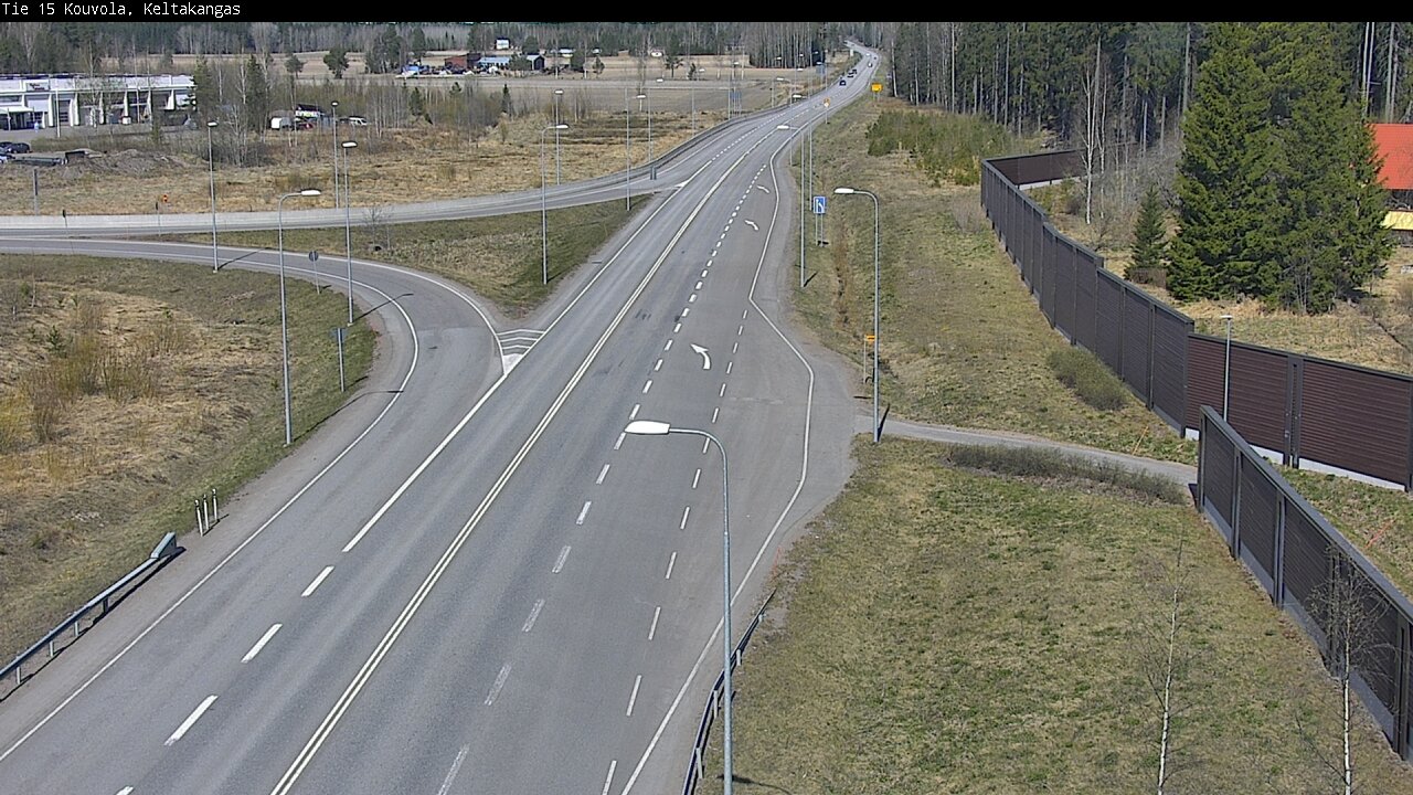 Weather Camera Image Väg 15 Kouvola, Keltakangas, Kouvola, Kymenlaakso
