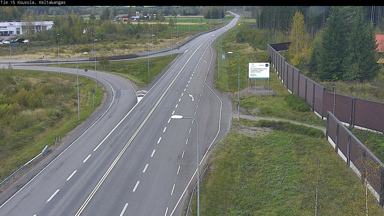 Weather Camera Image Road 15 Kouvola, Keltakangas, Kouvola, Kymenlaakso