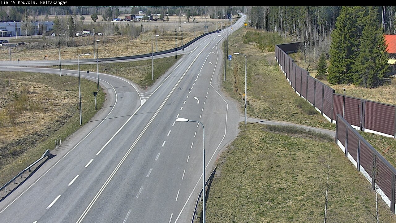 Weather Camera Image Väg 15 Kouvola, Keltakangas, Kouvola, Kymenlaakso
