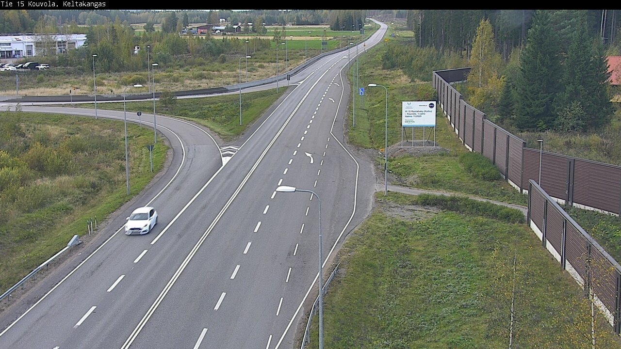 Weather Camera Image Road 15 Kouvola, Keltakangas, Kouvola, Kymenlaakso