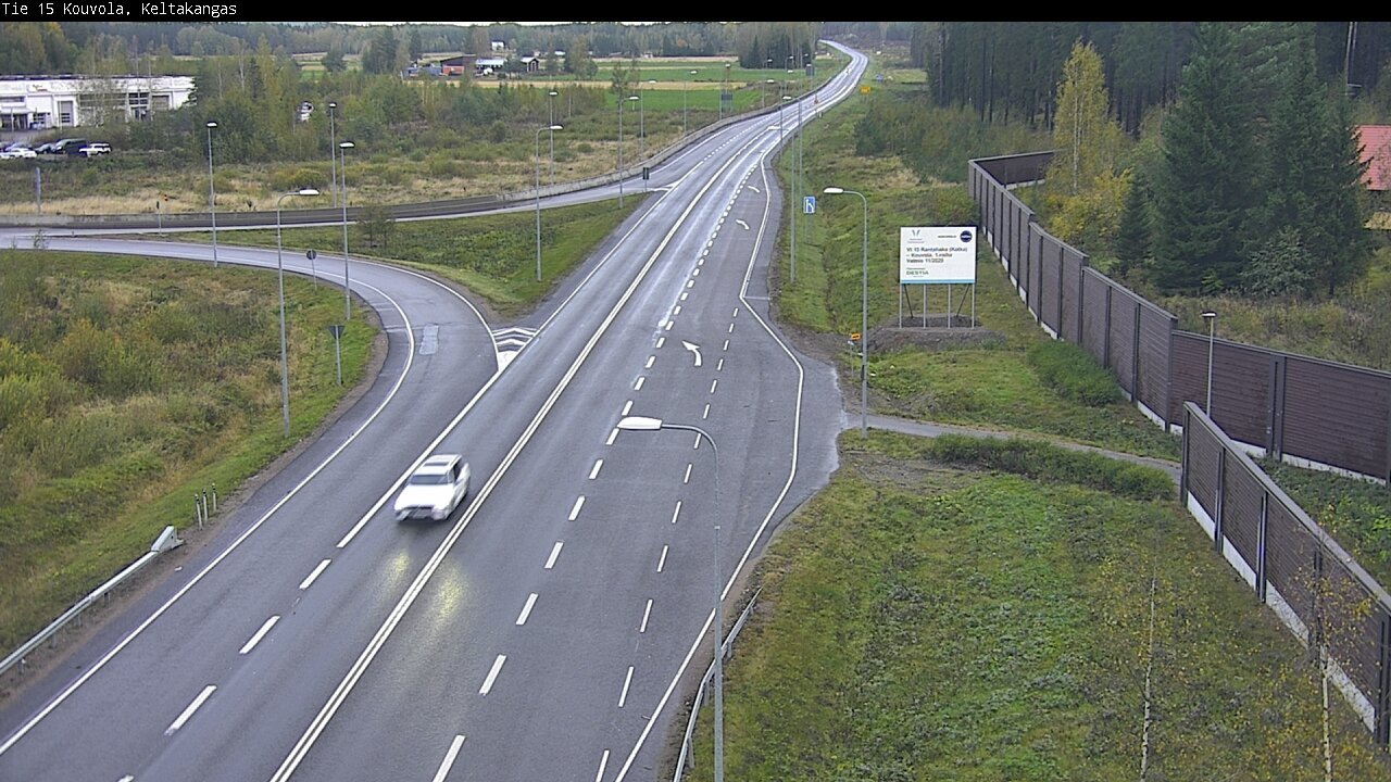 Weather Camera Image Road 15 Kouvola, Keltakangas, Kouvola, Kymenlaakso
