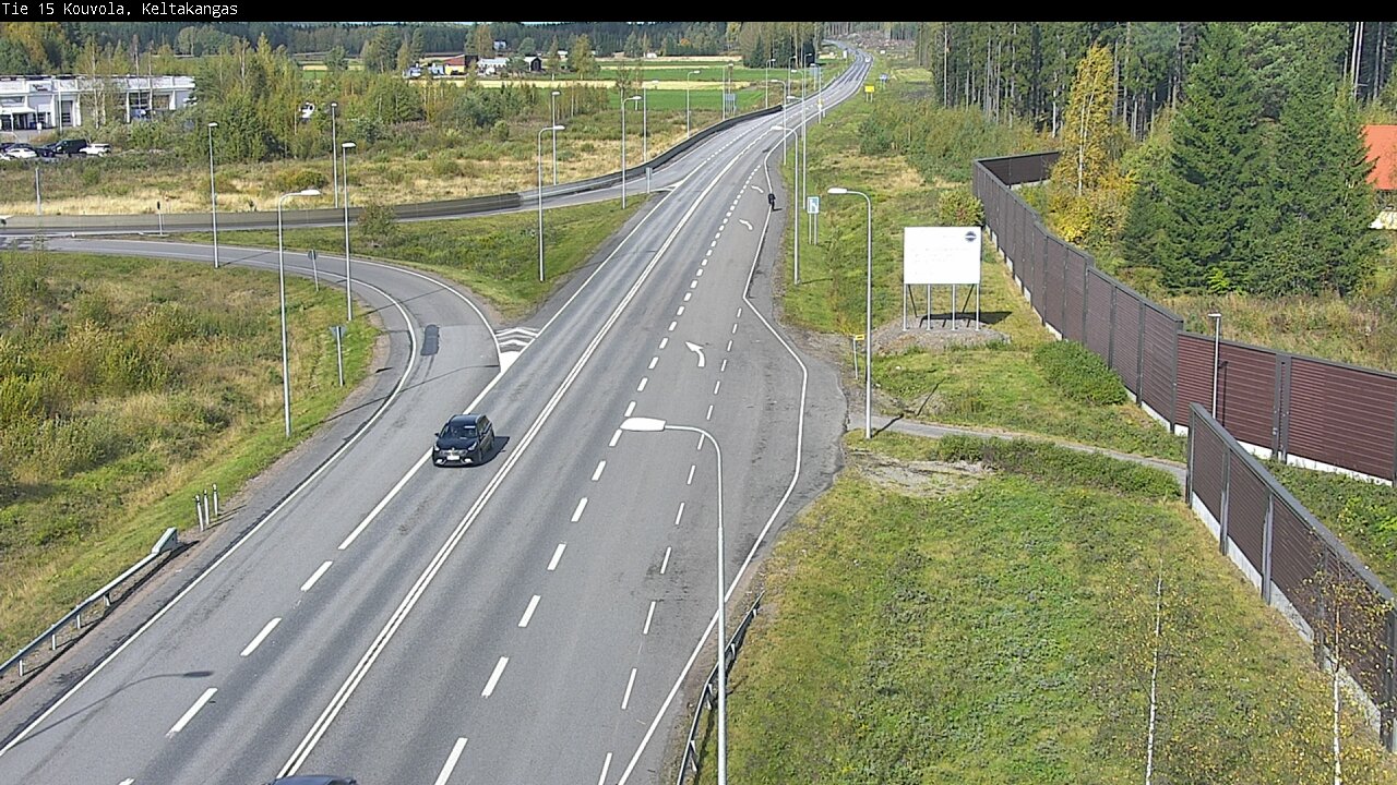 Weather Camera Image Road 15 Kouvola, Keltakangas, Kouvola, Kymenlaakso