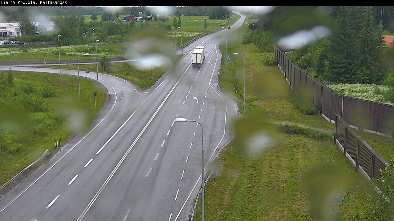 Weather Camera Image Väg 15 Kouvola, Keltakangas, Kouvola, Kymenlaakso
