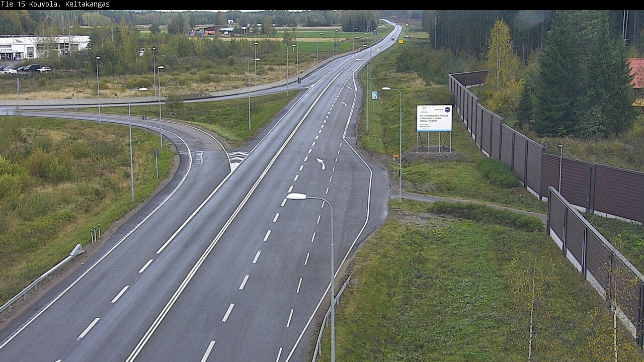 Weather Camera Image Road 15 Kouvola, Keltakangas, Kouvola, Kymenlaakso