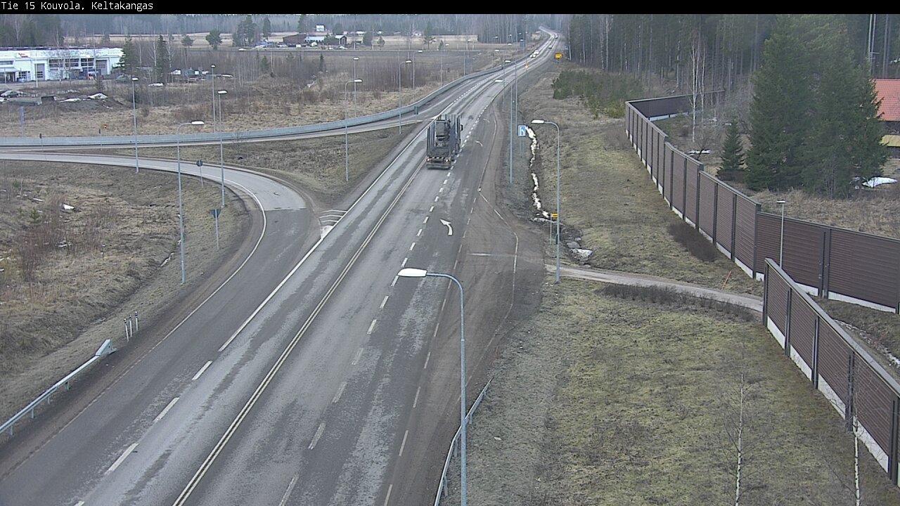Weather Camera Image Road 15 Kouvola, Keltakangas, Kouvola, Kymenlaakso