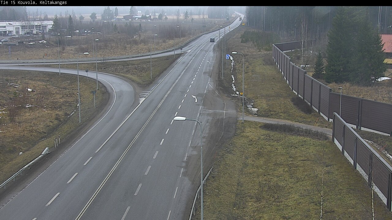 Weather Camera Image Väg 15 Kouvola, Keltakangas, Kouvola, Kymenlaakso